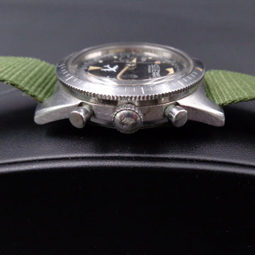 Silver Chronographe in stainless steel with Landeron 248