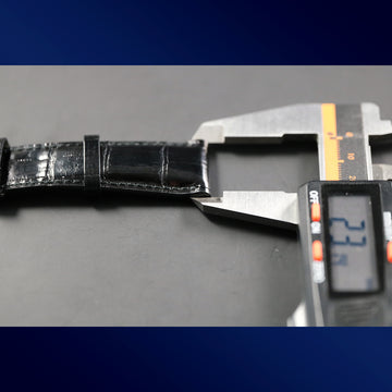 Zenith strap with ref 23-503 strap in black Alligator– Hand Made