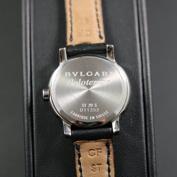 Bulgari Solotempo ST 29S in stainless steel and quartz movement