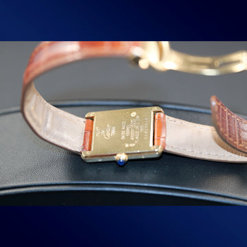 Cartier Tank Must de ref 1615 in silver and gold plated with quartz movement