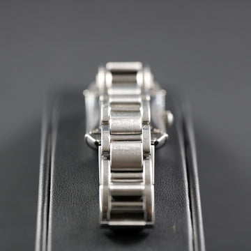 Girard Perregaux tank with ref 25870 - Diamond bezel in SS – Quartz movt