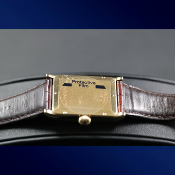 IWC - International Watch Co – Novecento with reference 3545 in 18K yellow gold – Service in July 2022 by IWC