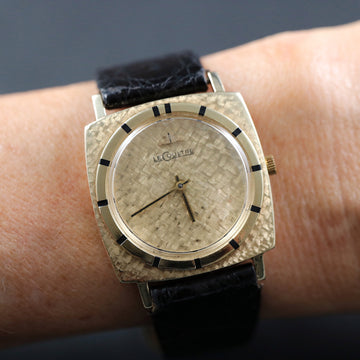 Lecoultre with ref 7511 in 14k YG with movement 818