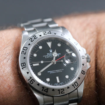 Rolex Oyster Perpetual Date Explorer II - Ref 16570 in SS- 2000 – Never polished