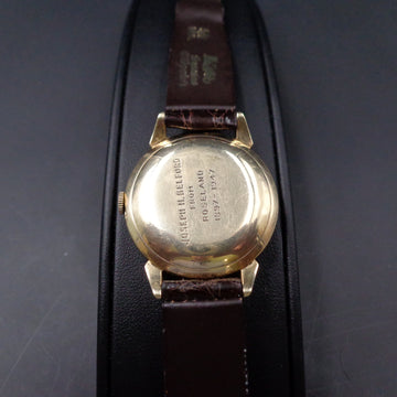 Tiffany watch in 14k solid yellow gold with caliber 220 from the 50’s