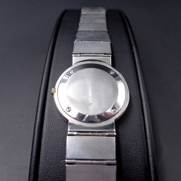 Boucheron Polo with reference 76963 in SS and gold with quartz movt