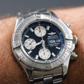 Breitling Super Ocean Chronometre - Ref A13340 - Cal 13 - Full Set - Serviced