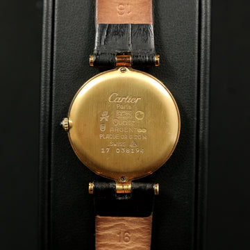 Cartier Must de Vendome ref 17 in silver and gold with quartz movt