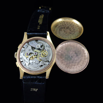 Chronographe Suisse in 18K rose gold with Landeron 248