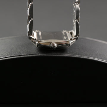 Girard Perregaux tank with ref 25870 - Diamond bezel in SS – Quartz movt