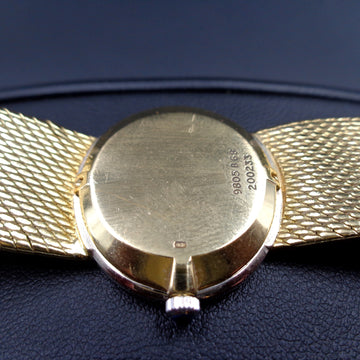 Piaget with ref 935 B 68 in yellow gold with diamond bezel from the 1970’s with 9P movt