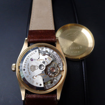Rolex Oyster Perpetual Ref 6569 in YG with caliber 1030