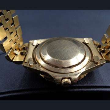 Rolex Oyster Perpetual 1675 GMT Master with brown Tiffany dial in 18K yellow gold