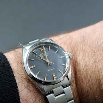 Rolex Oyster Perpetual Air King Precision with ref 5500 and gilt dial