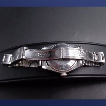 Rolex Oyster Perpetual Date with ref 1500 from IV/1970 with blue patina dial with caliber 1570