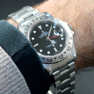 Rolex Oyster Perpetual Date Explorer II with ref 16570 in stainless steel from 1999