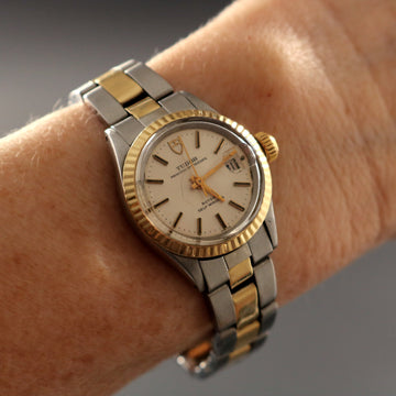 Tudor Automatic Princess Oysterdate with ref 7637/3 in SS and gold from 1972