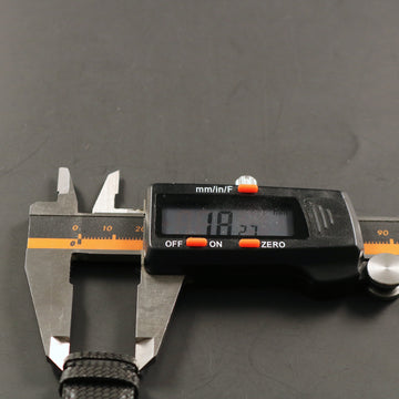 Zentih strap with ref 22-609 strap in black carbon fibre – Hand Made - NEW