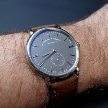 A Lange & Sohne - Saxonia with ref 216.027 in white gold with caliber L941.1 - FULL SET