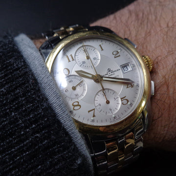 Baume & Mercier Capeland Chronograph with ref MV 045217 – 2 tons with automatic movement