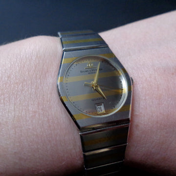 Baume & Mercier Polo with ref 5209.038 in Gold/SS with quartz movt
