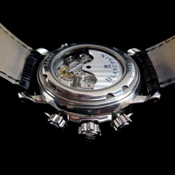 Blancpain Leman Flyback chronograph Split Second with ref 2086 in stainless steel – Serviced