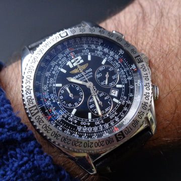 Breitling Chronograph B2 with Ref A42362 with caliber 42 in stainless steel