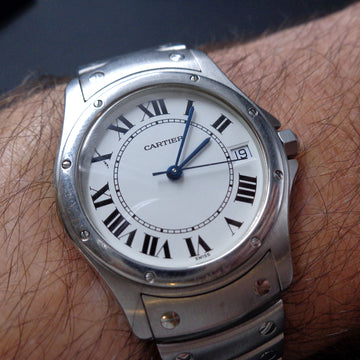 Cartier Santos Ronde automatic - Ref 1920-1 – 33mm in stainless steel