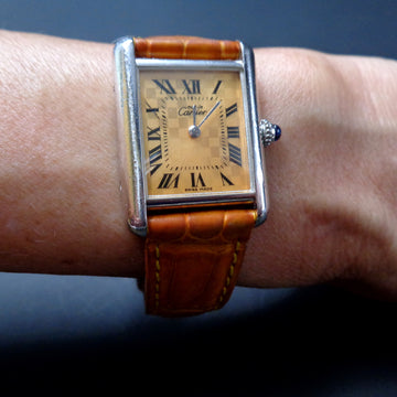 Cartier tank Must de with ref 2416 in silver 925 and quartz movt from 2002 - Full set
