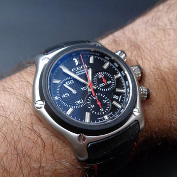 Ebel 1911 BTR Chronograph in stainless steel with caliber 137 - Full Set - Brand New