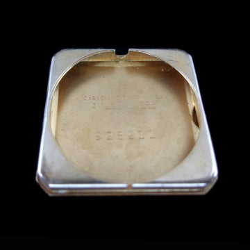 LeCoultre square in 14K solid yellow gold with movement 9 RO