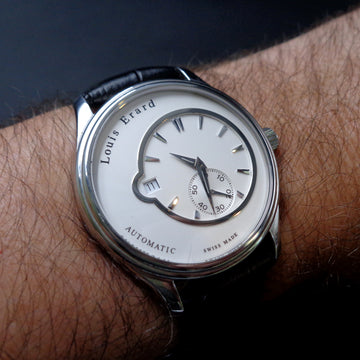 Louis Erard l’Esprit du Temps with ref 64256 in SS with cal ETA 2834 - Serviced