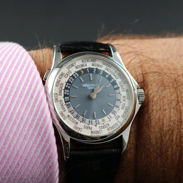 Patek Philippe World Time 5110P in platinum with caliber 240/188