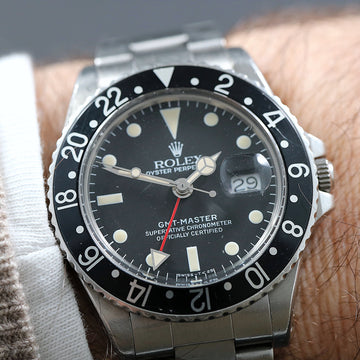 Rolex 1675 GMT Master with black diall from 1976