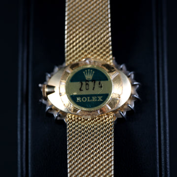 Rolex Orchid with Ref 2674 in 14K yellow gold from 1980