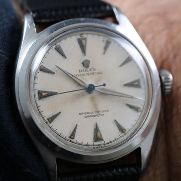 Rolex Oyster Perpetual Ref 6106 in SS bubble back with caliber A260 from 1962 - Serviced