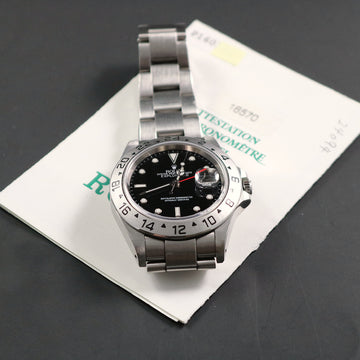 Rolex Oyster Perpetual Date Explorer II - Ref 16570 in SS- 2000 – Never polished