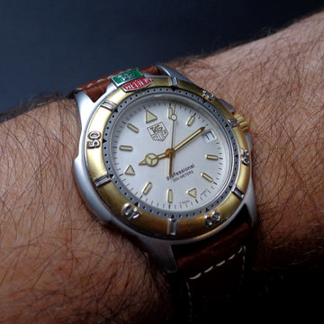 Tag Heuer Professional with Ref WF1220 - in stainless steel and gold - Quartz movement