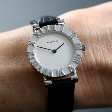 Tiffany Atlas Ref D 286753 watch in .925 silver with quartz movt - Serviced
