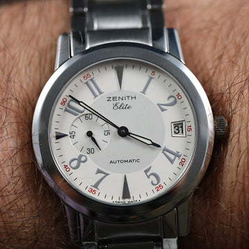 Zenith Elite Port Royal V - Ref 01/02.0451.680 in stainless steel