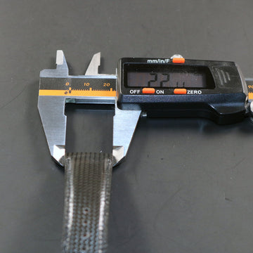 Zentih strap with ref 22-609 strap in black carbon fibre – Hand Made - NEW