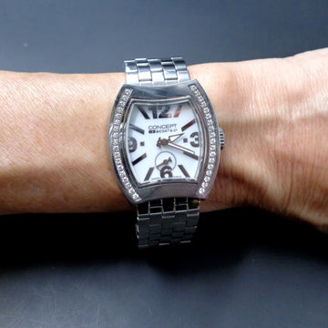 Bedat B3 Concept with ref CB03 in SS with diamond bezel in stainless steel