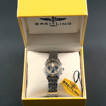 Gold dial Breitling Chrono Cockpit with Ref B30012 in SS and Gold and Automatic movt