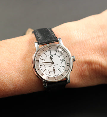 Bulgari Solotempo ST 29S in stainless steel and quartz movement