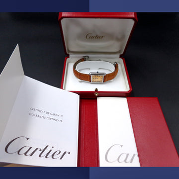 Cartier tank Must de with ref 2416 in silver 925 and quartz movt from 2002 - Full set