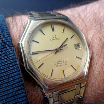 Omega Constellation Chronometer quartz with ref 8642 in 10K gold filled