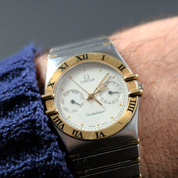 Omega Constellation day date in SS and Gold with Ref 12023000 - Cal 1444