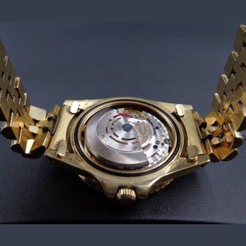 Rolex Oyster Perpetual 1675 GMT Master with brown Tiffany dial in 18K yellow gold