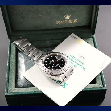 Rolex Oyster Perpetual Date Explorer II - Ref 16570 in SS- 2000 – Never polished