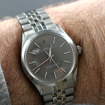 Rolex Oyster Perpetual with ref 1002 from 1972 with gray dial with caliber 1570
